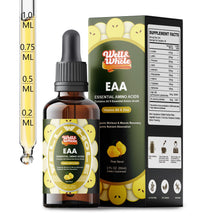GetWellWhole essential amino acid liquid drops bottle with dropper and liver support label