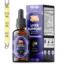 GetWellWhole liver support liquid drops bottle with TUDCA and milk thistle on the label