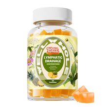 GetWellWhole lymphatic drainage gummies jar with echinacea and burdock on the label